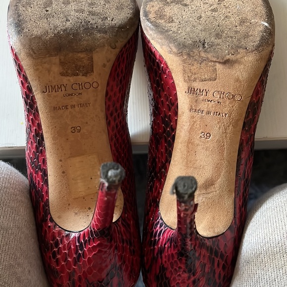 Jimmy Choo python pumps - Picture 4 of 4